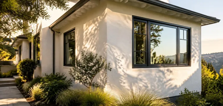 Freshly painted Bay Area home detail