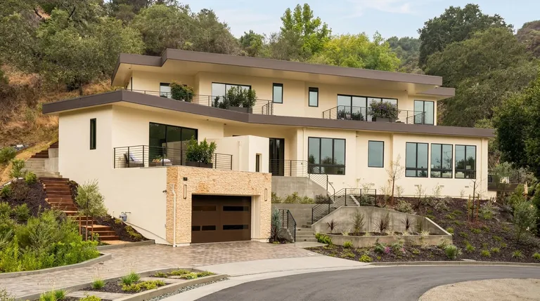 Hillside modern repaint, Bay Area