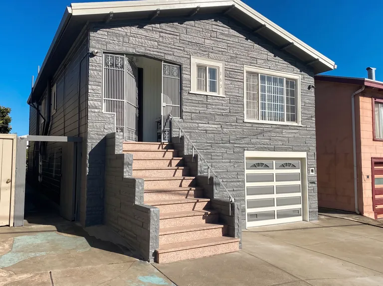 Stone facade repaint, San Francisco